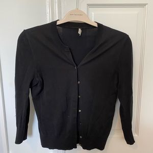 J Crew black cardigan